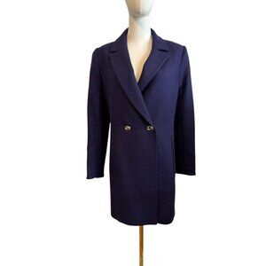 Claude Montana Vintage Wool coat. Navy excellent condition